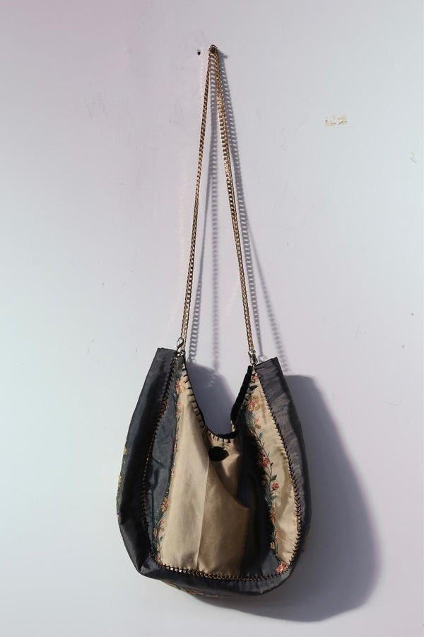 MUTEDANCE Cable Chain Shoulder Bag MD22FW72 Gray Green PM56